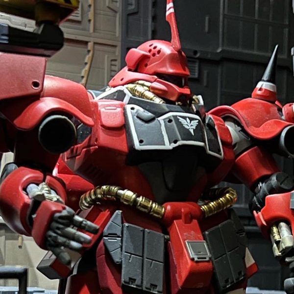 AE＆NEO ZEON 袖付き部隊格納庫ジオラマ♪ MG  AMS-119C ギラドーガ　フル•フロンタル大佐カスタム専用機カラーver. オリジナルカラーver.