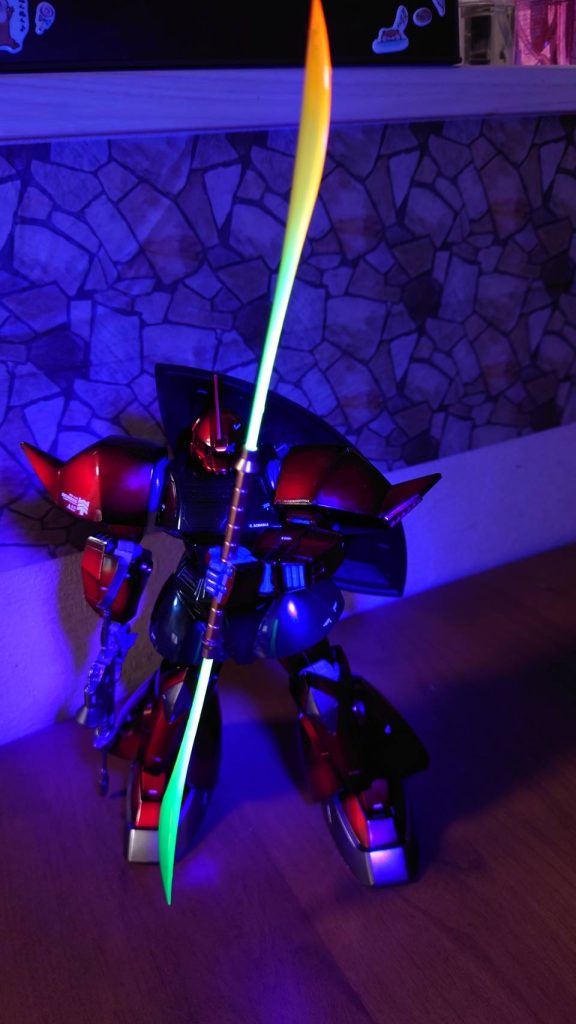 ビームナギナタは蛍光でグラデーション👍