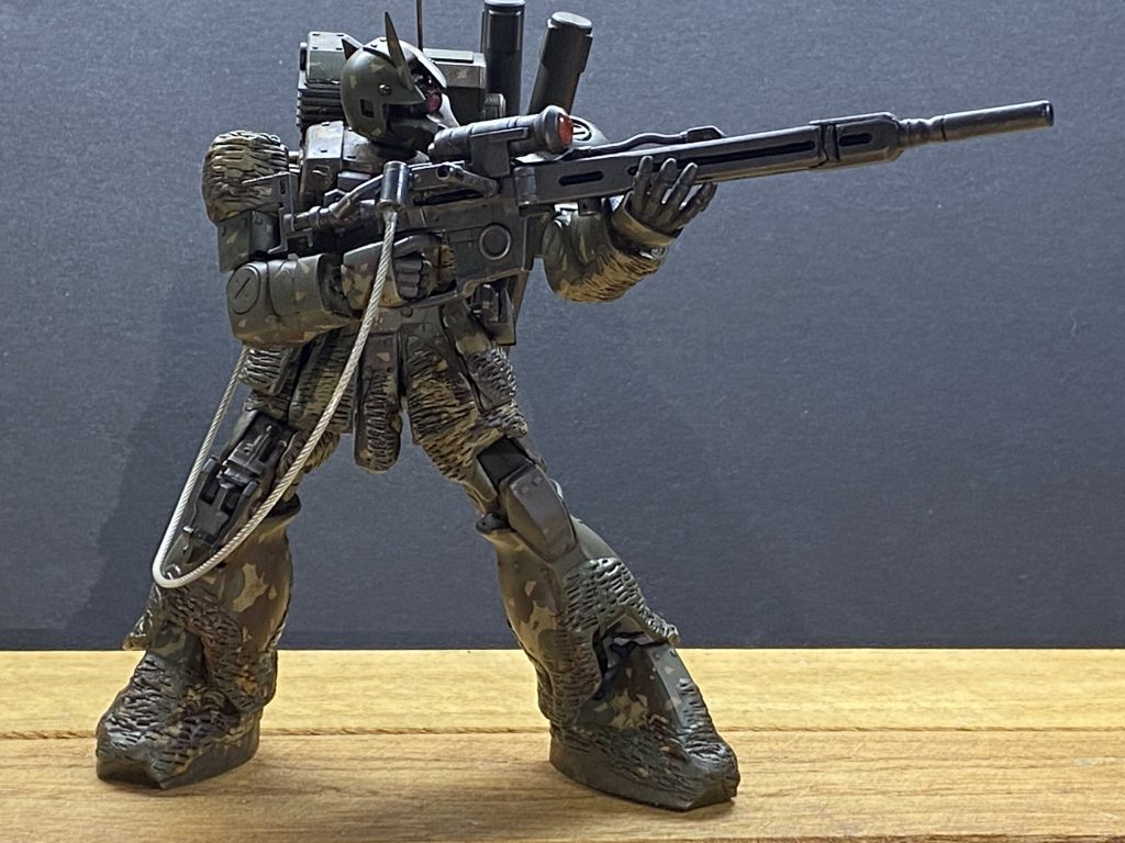 ライフルのエネルギーチューブは、鋼線に変更しました。