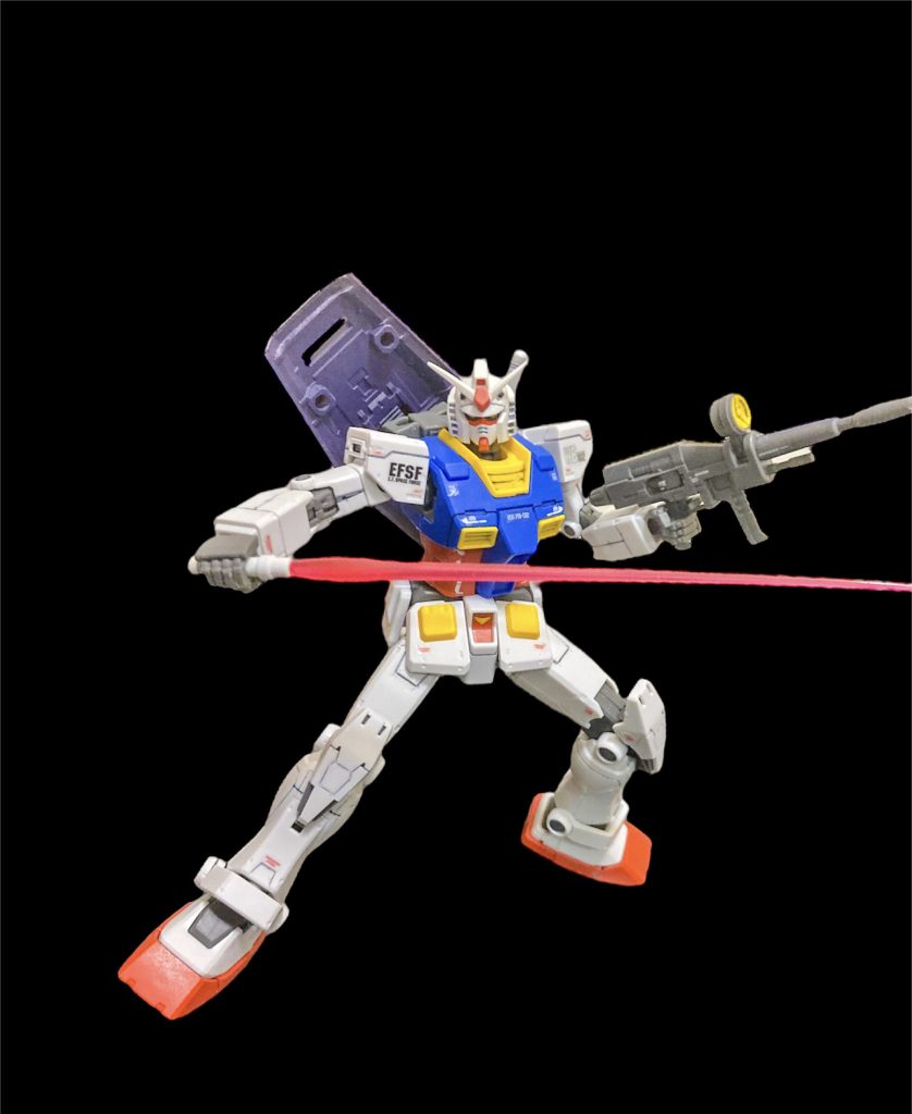 ビームライフルとサーベル