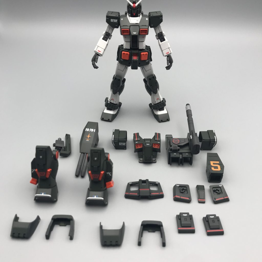 脱着しても全く塗装剥がれせず、、、バンダイ脅威のメカニズム