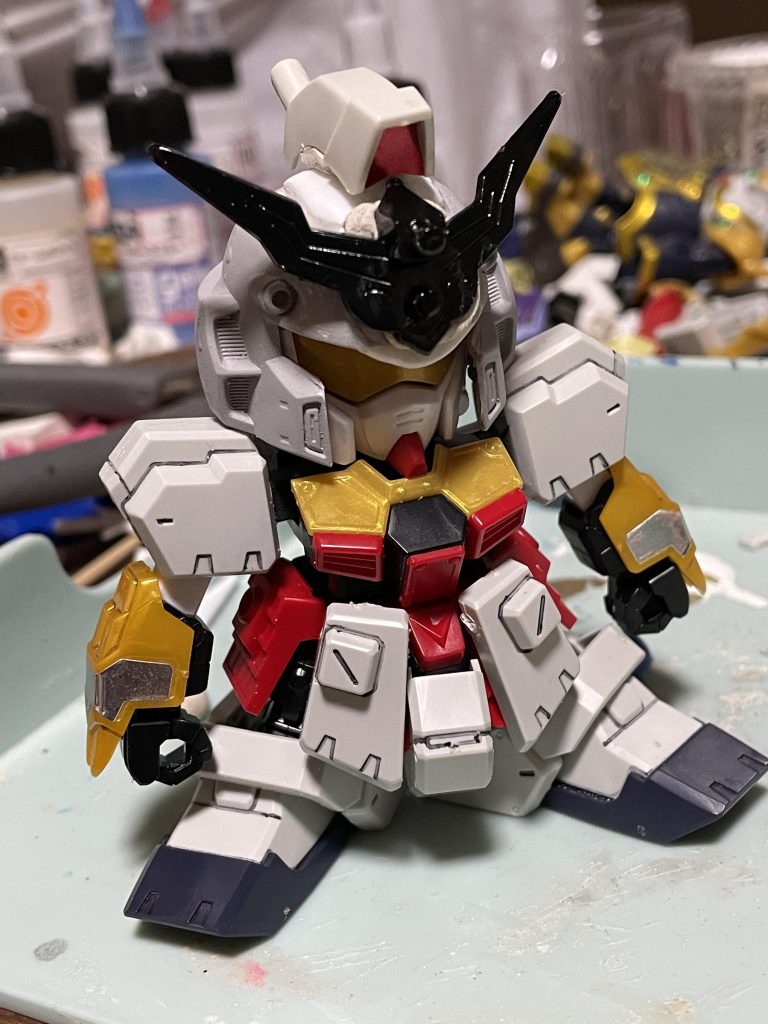 適当にねりけしではりつけます。