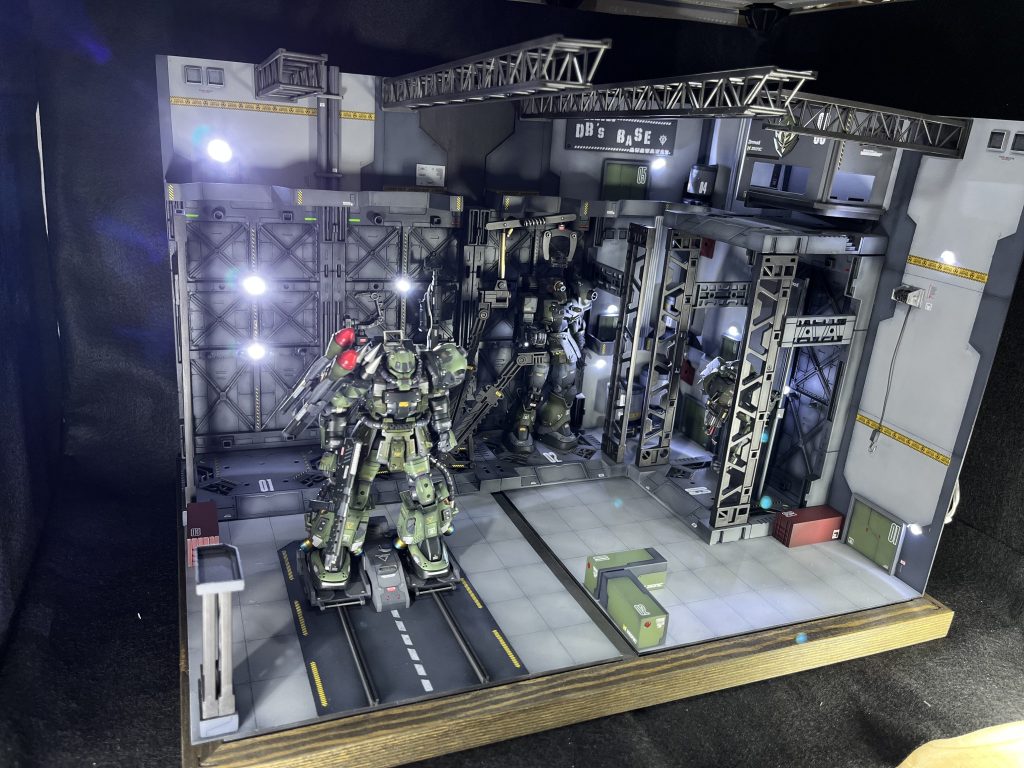 そして今回のジオラマです!昨日も見たよ!って思った方、すみません…笑この写真だとどうしても手前のF2に目がいっちゃうと思うので