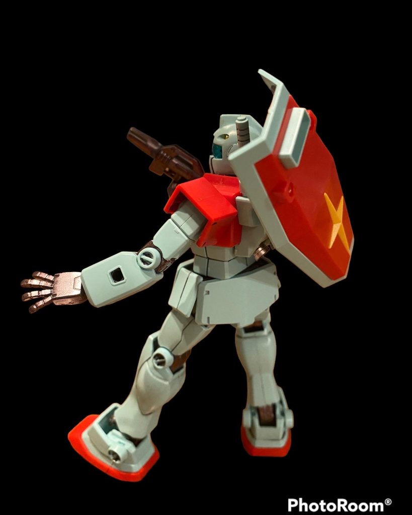 HGジム　部分塗装–5枚目/制作者：@jhonkosu