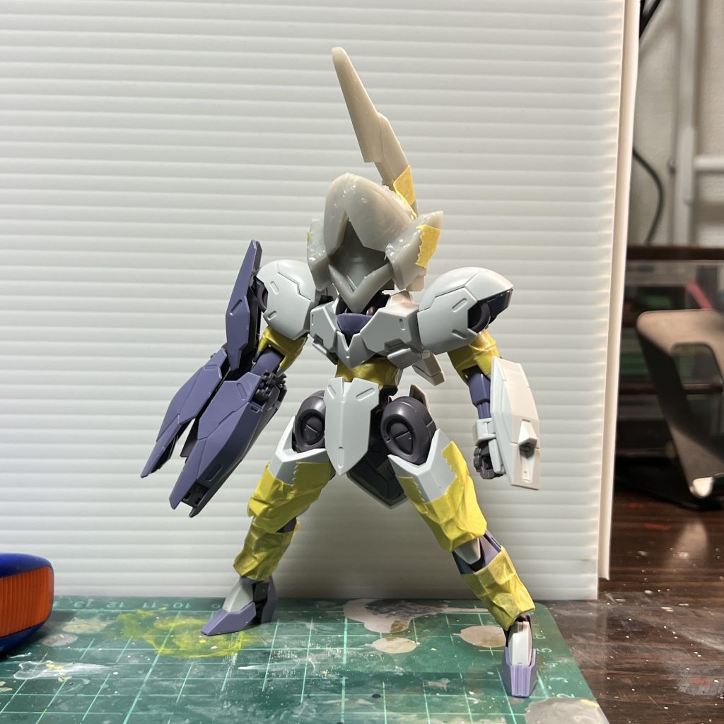 二の腕も少し短縮