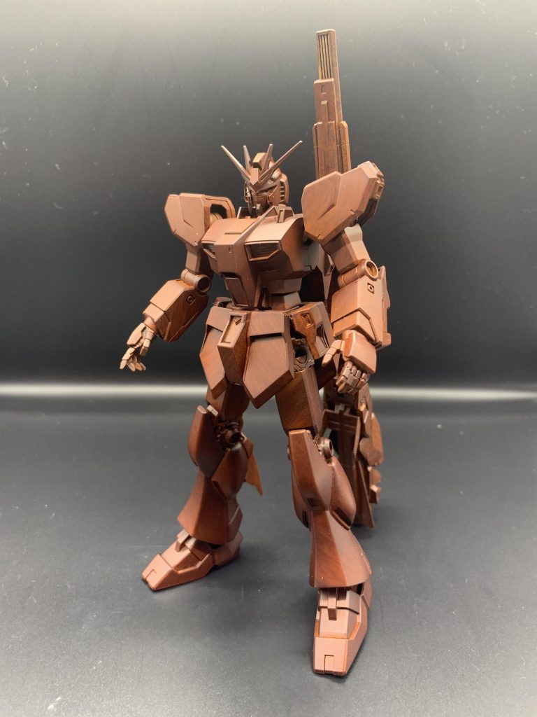 Rx93ffνガンダム木目塗装–4枚目/制作者：Lieeze