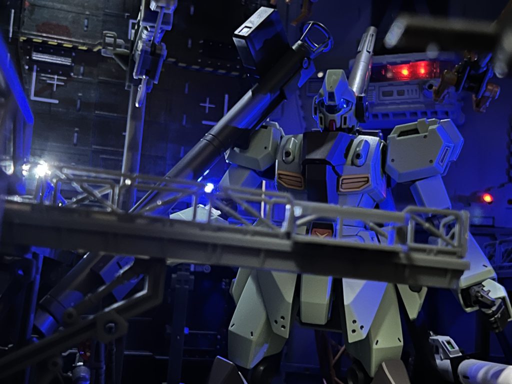 AE＆地球🌏連邦軍EFSF ネェルアーガマ内MS格納庫ジオラマ♪–4枚目/制作者：SINANJU