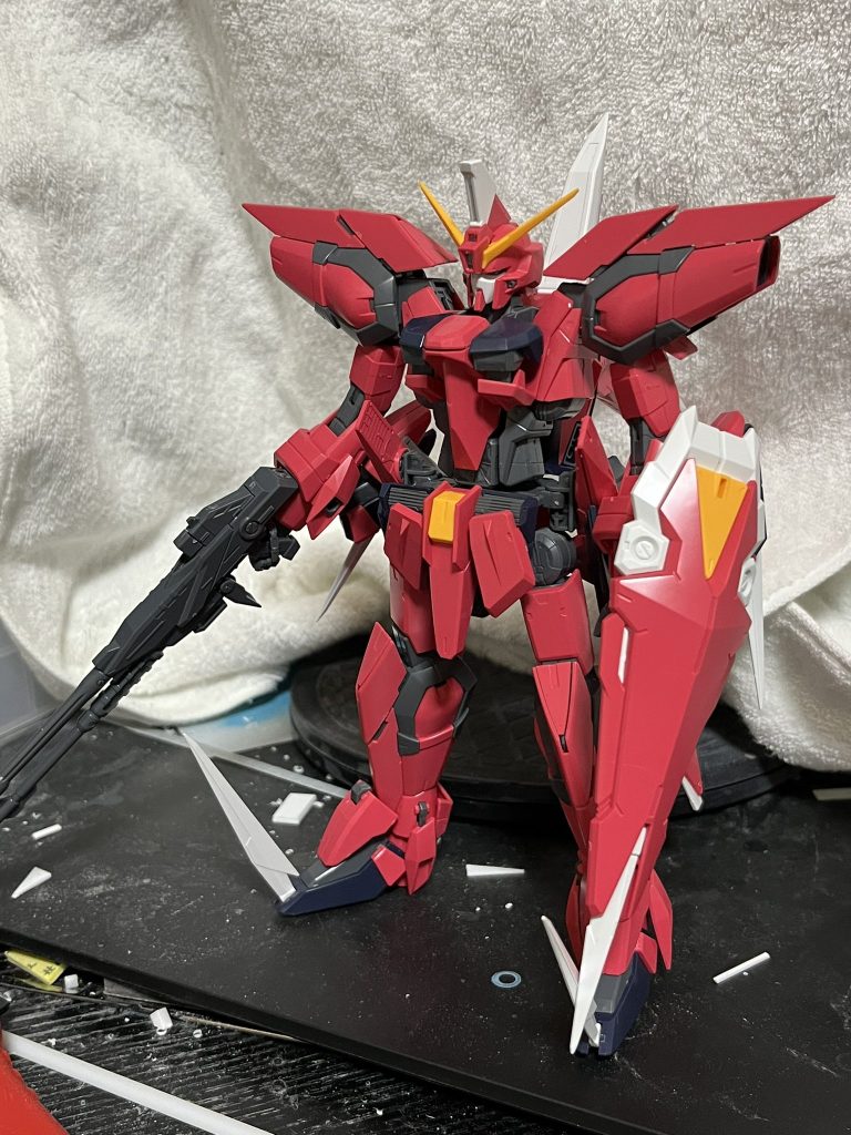 こちらが素組みの状態です比較用に