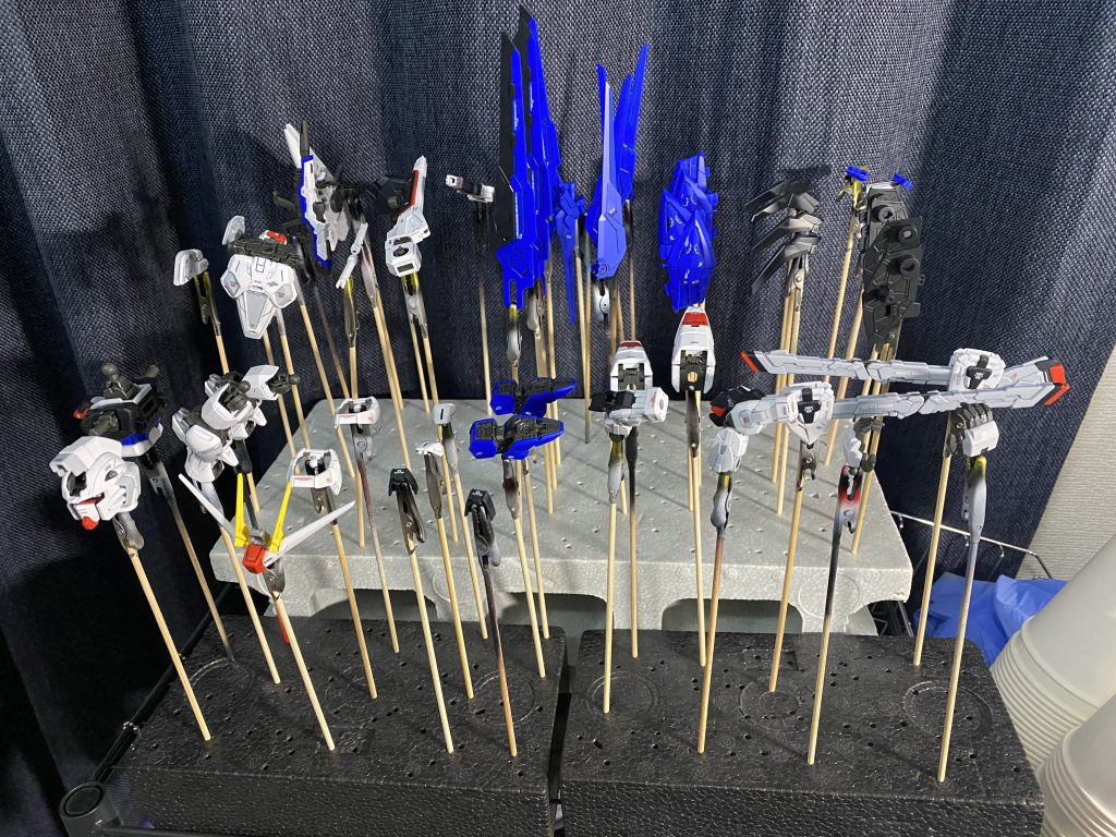 トップコート吹いた後