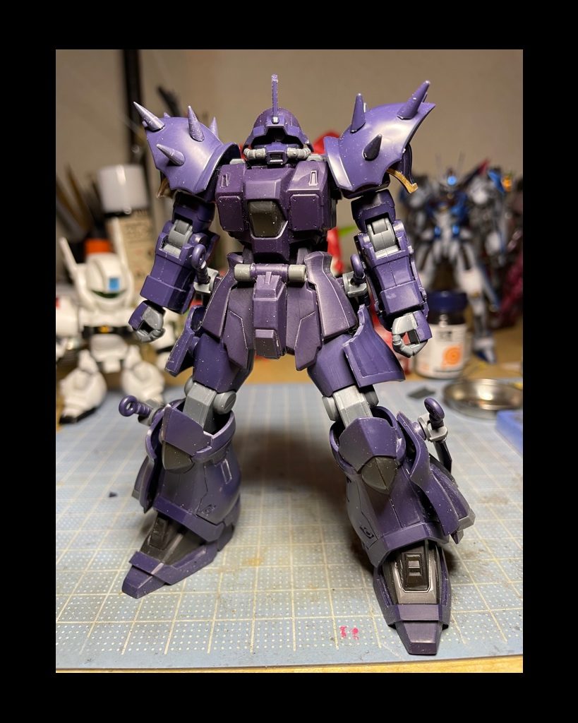 表面処理後の素組の状態