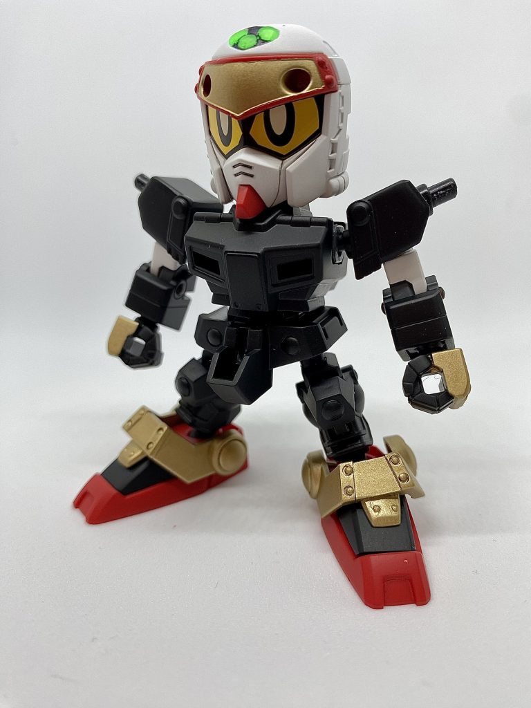 軽装タイプ。今回は腕と足を数ミリほど伸ばしてみました。鎧を着せるとそんなにですけど、軽装だとヒョロヒョロしてますね笑