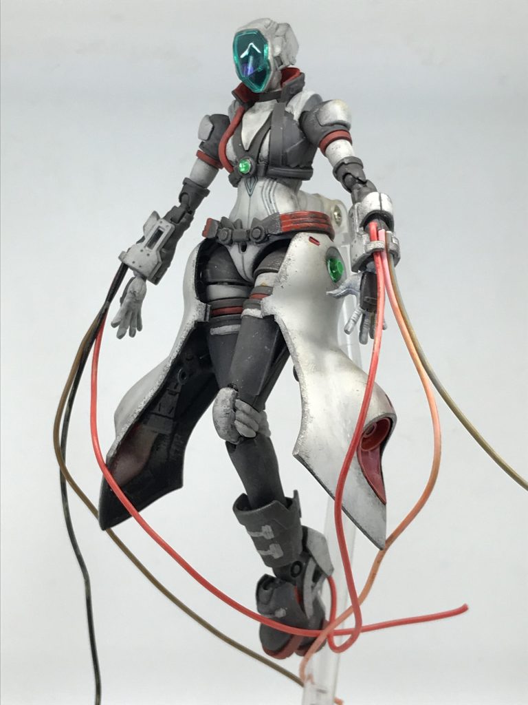 頭部はGM/GMのヘッドパーツを使用さすがにガールガンレディの頭部を使用するのはちょっとねぇ…😭期待してた方いたらすみません🙄