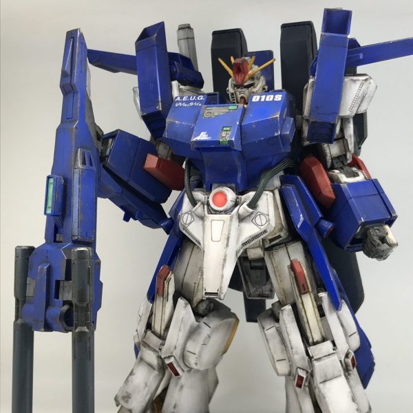 MG フルアーマーΖΖガンダム 無塗装 お手軽ウェザリング