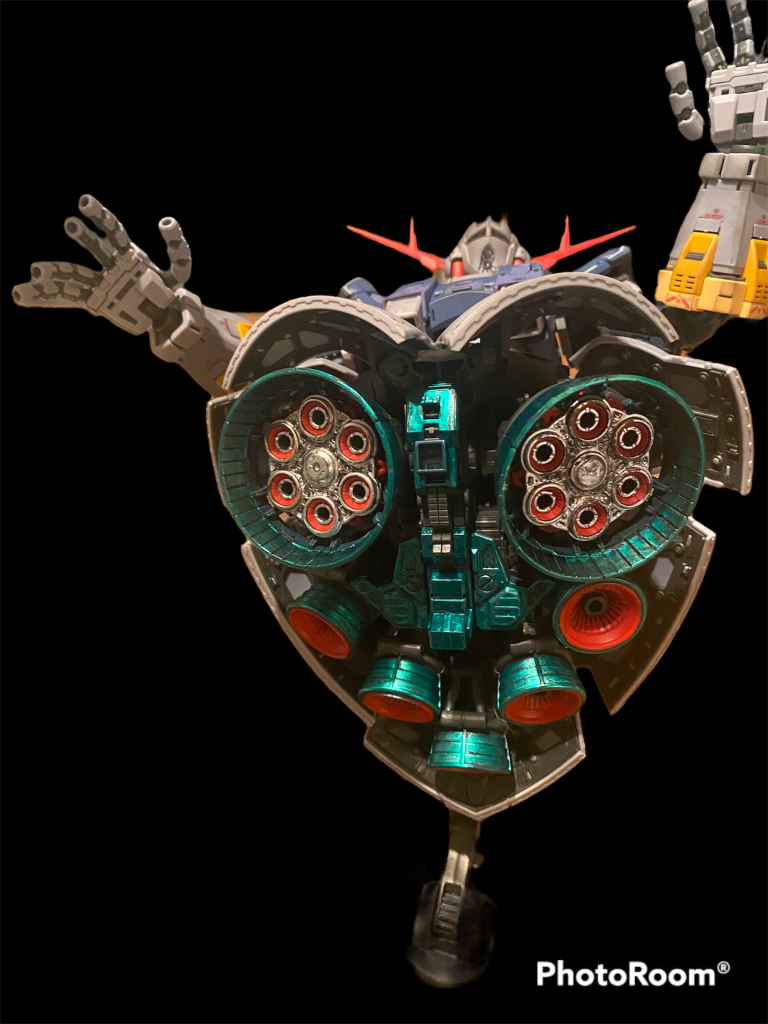 バーニア部分キラキラにしました。