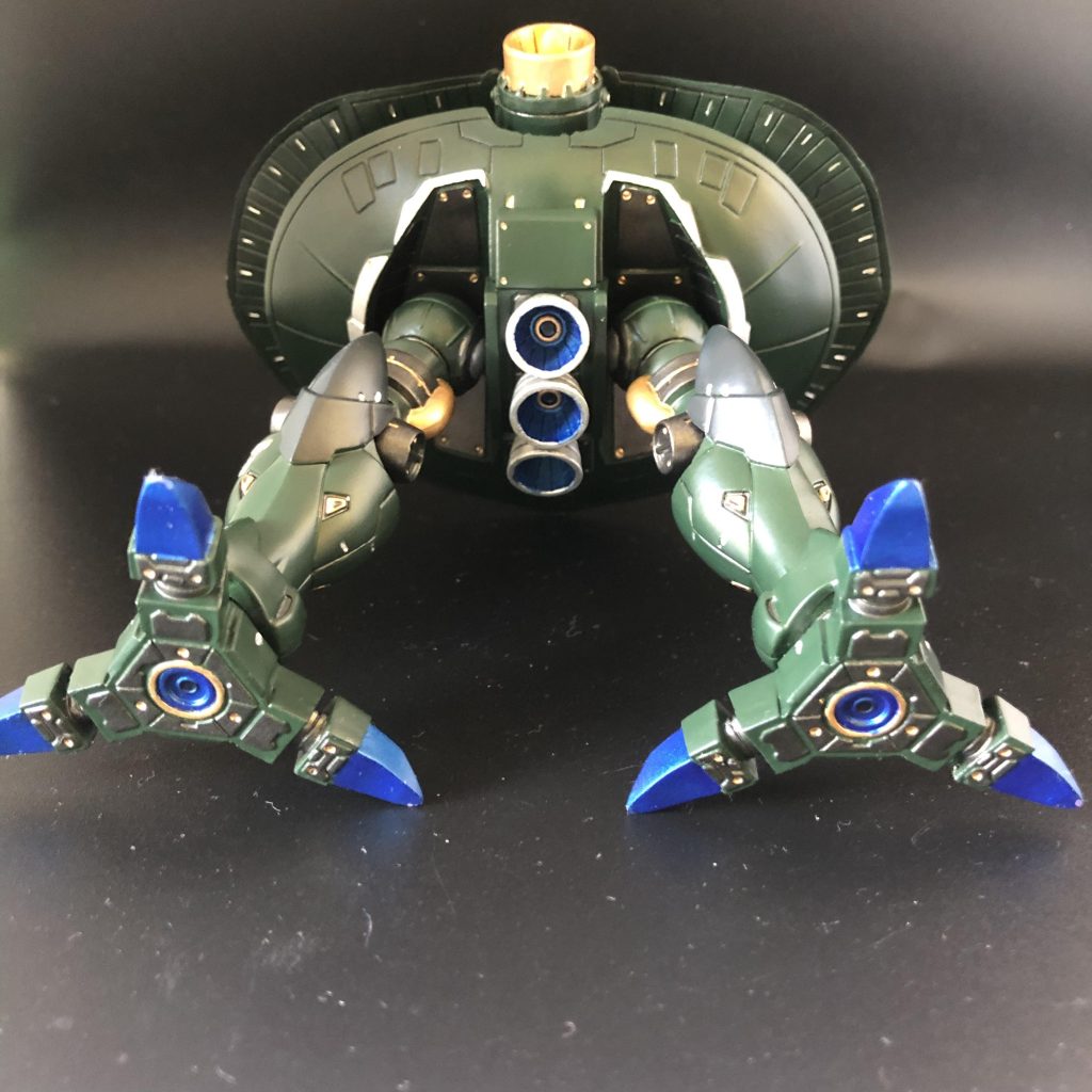 足裏、関節等も塗り分けました。