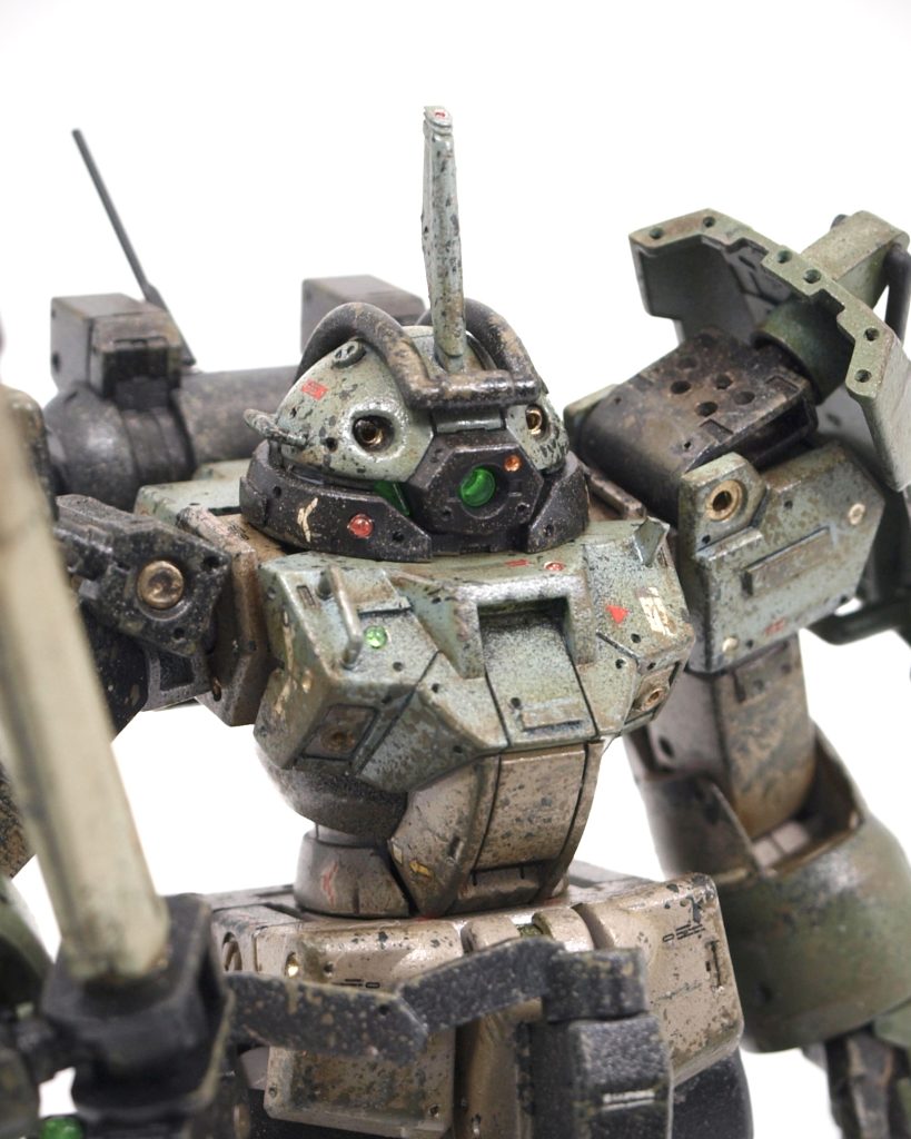 バストアップ頭部、胸部を中心にディテールアップしています