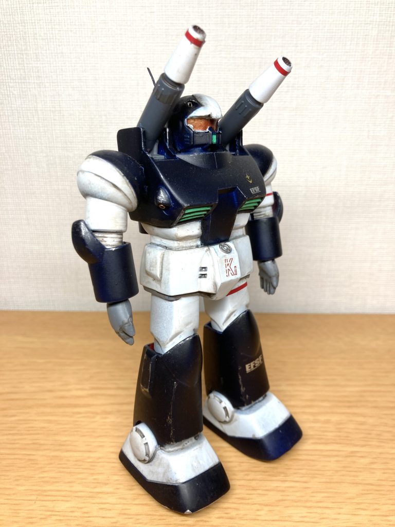 ガンキャノンⅡ風のカラーリングにしてみたところ、自分的にはとてもカッコ良くなったと思ってます。