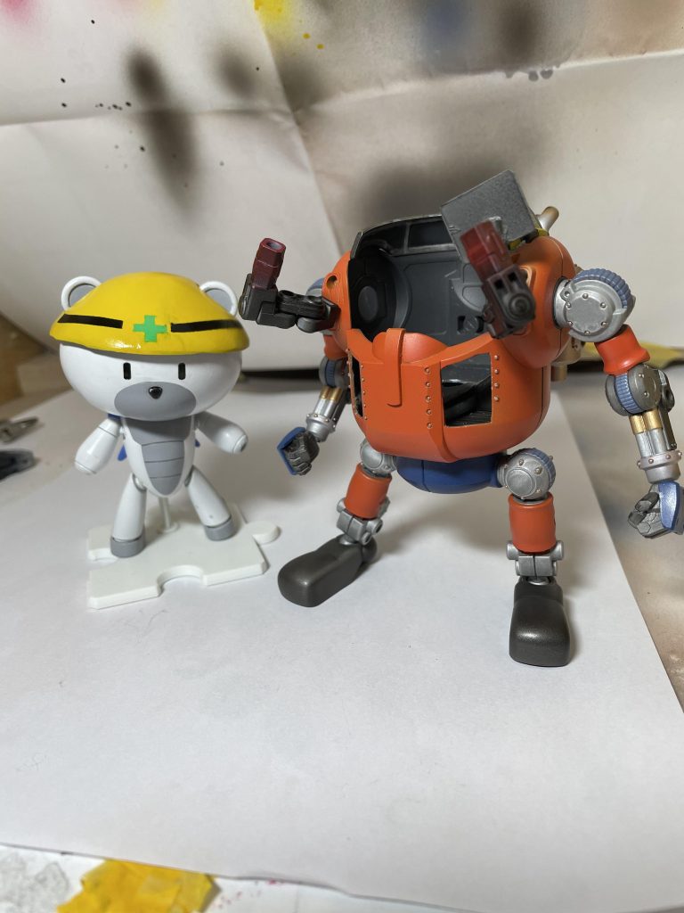 汚す前も結構有りかなーと思ったり実はこの機体のために塗装ブースを作りました(笑)