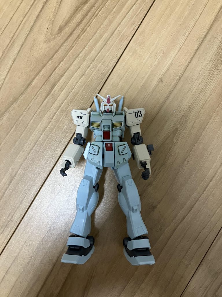 頭＝ガンダムBG胴体・足＝ジムカスタム腕＝ジム改（ジャンク品）