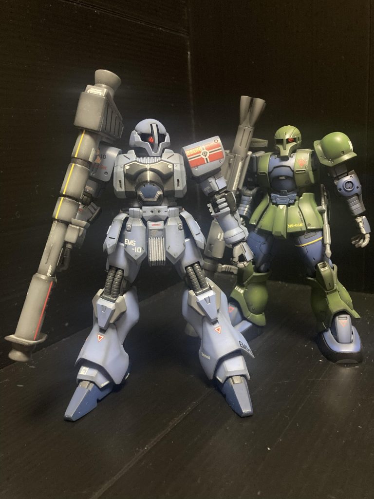 ザクIと2ショット