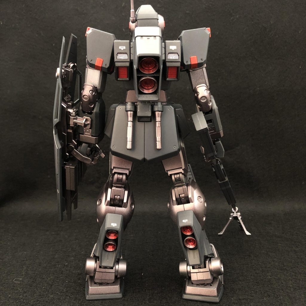 バーニア内部も塗装しています。