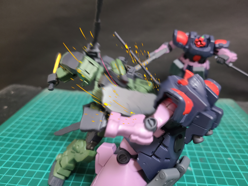 ハウンドω「連携ってのを学び直してくるんだなぁ!」ドムトローペン二機同時に相手するハウンドω