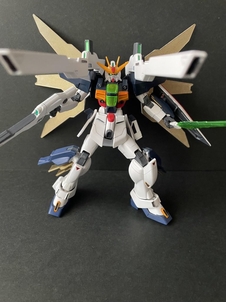 サテライトキャノン発射ポーズで締め！今回も閲覧ありがとうございましたm(_ _)m