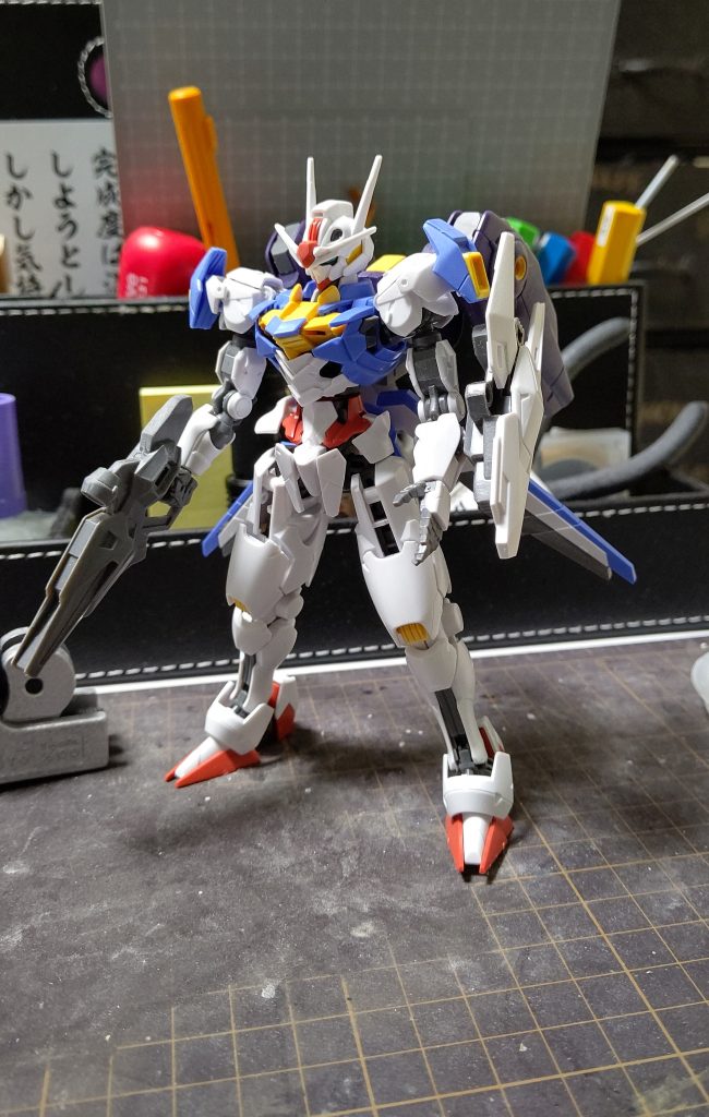 今回、制作過程を全く撮影していませんでした。かろうじて素組みだけは撮影しておりました。