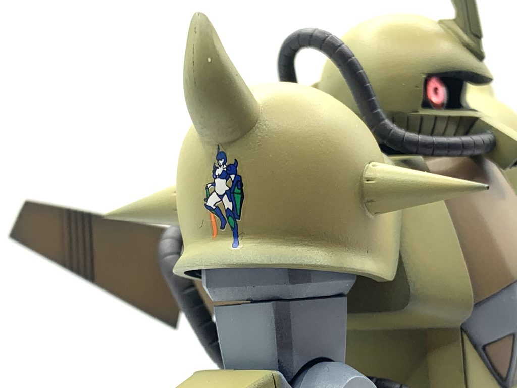 グフレディのデカールが付属しているのが嬉しいです。