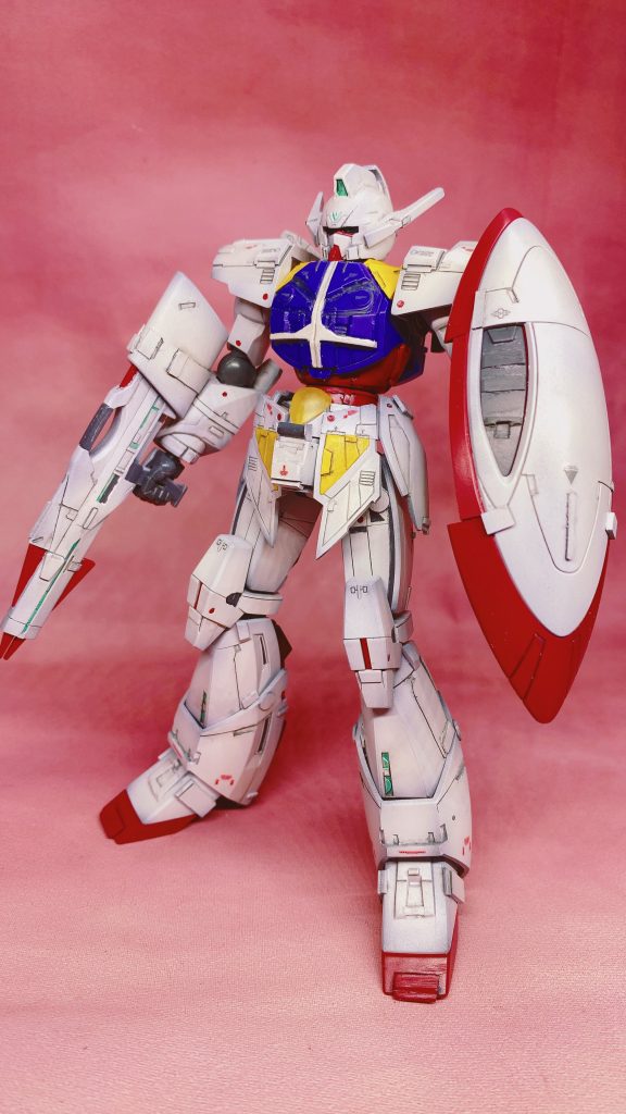 塗装は流石にハンドピースを使いました💦デカールはスジボリ堂のロボデカールを使用してます。