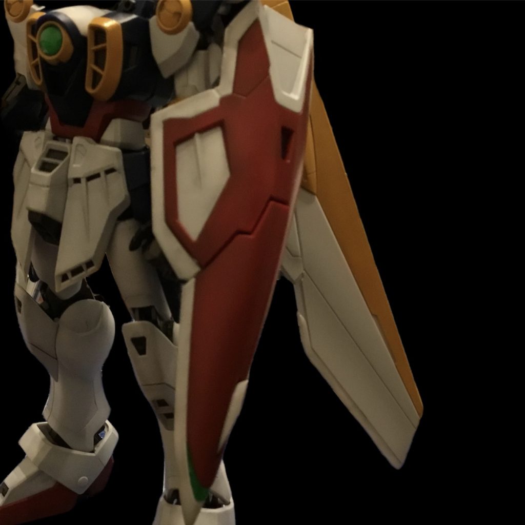 シールドのグラデーション塗装も気に入っているのですが、撮影技術がなさすぎて伝わらない・・・