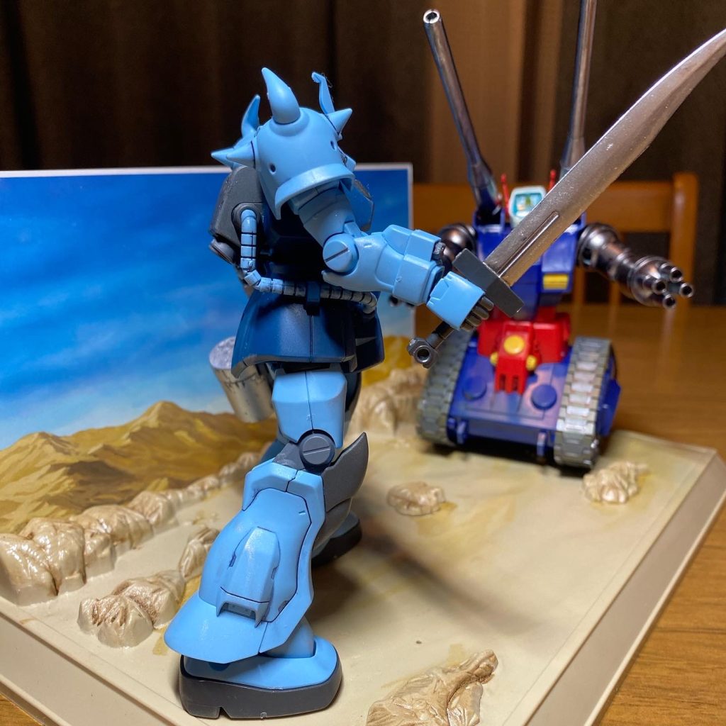 HGグフカスタム　成形色仕上–3枚目/制作者：@jhonkosu