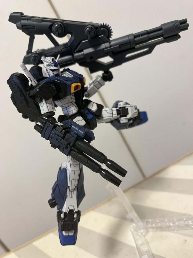 高機動型ガンダム。スピニングブラスターを持たせてみました!邪魔そうw前の投稿はコチラ