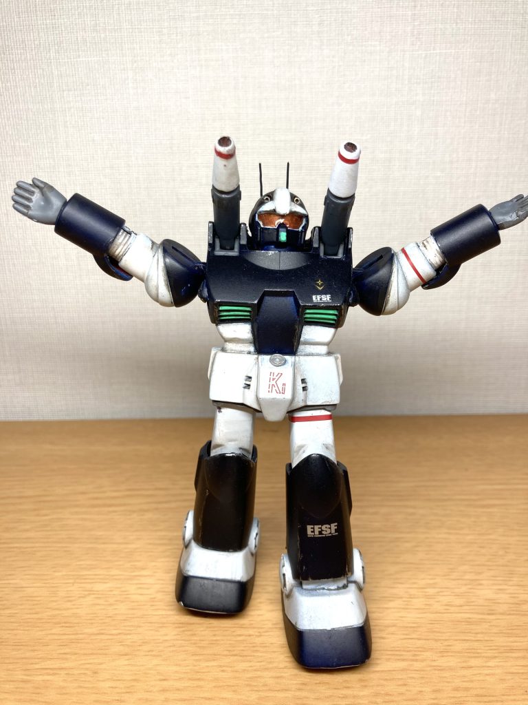 魅惑の可動域。やっぱり旧キットは味がありますね。