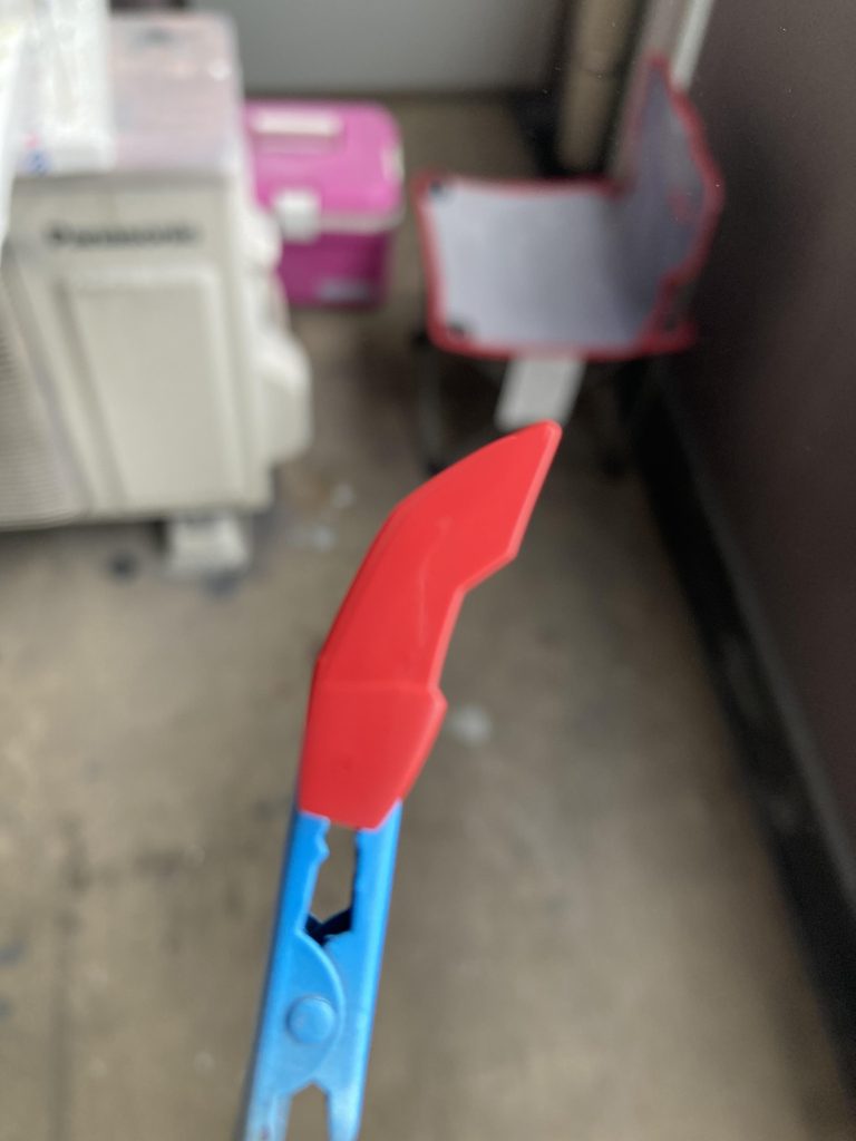 つや消し吹いた直後です。