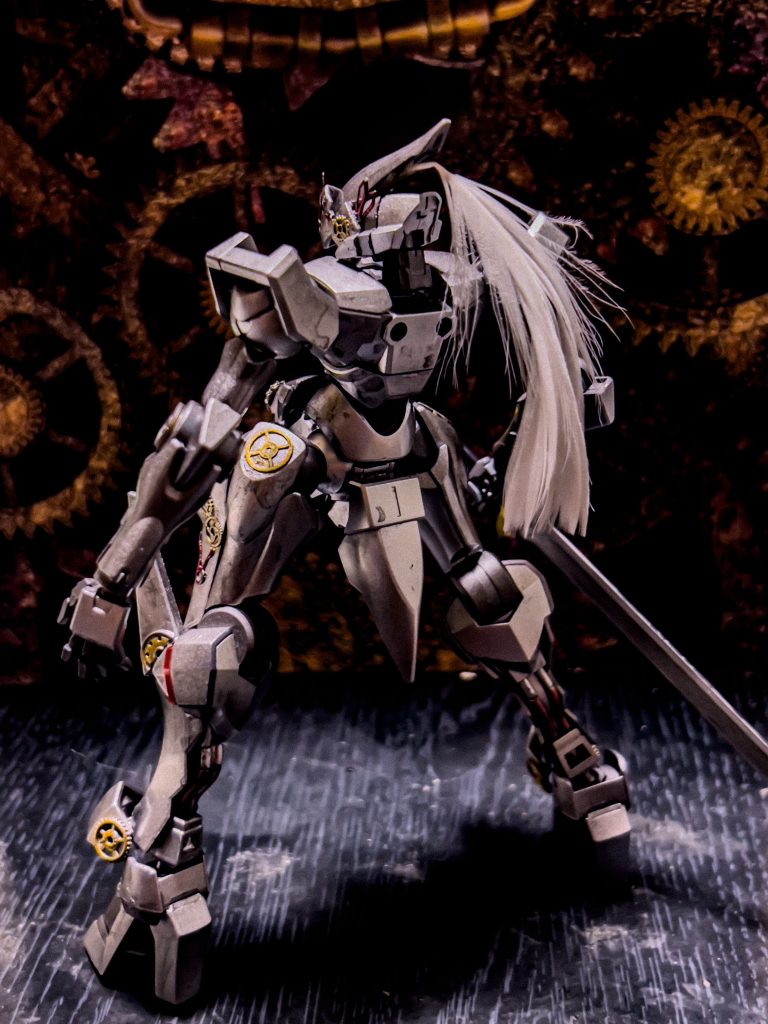 パージした後ろ姿。