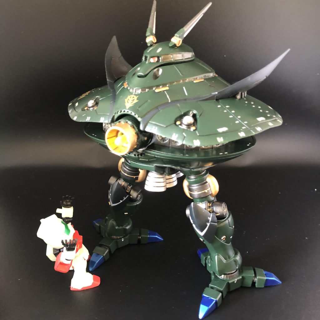 【メックサーガ】ビグ・ザムと【ガシャポン戦士f】ジム