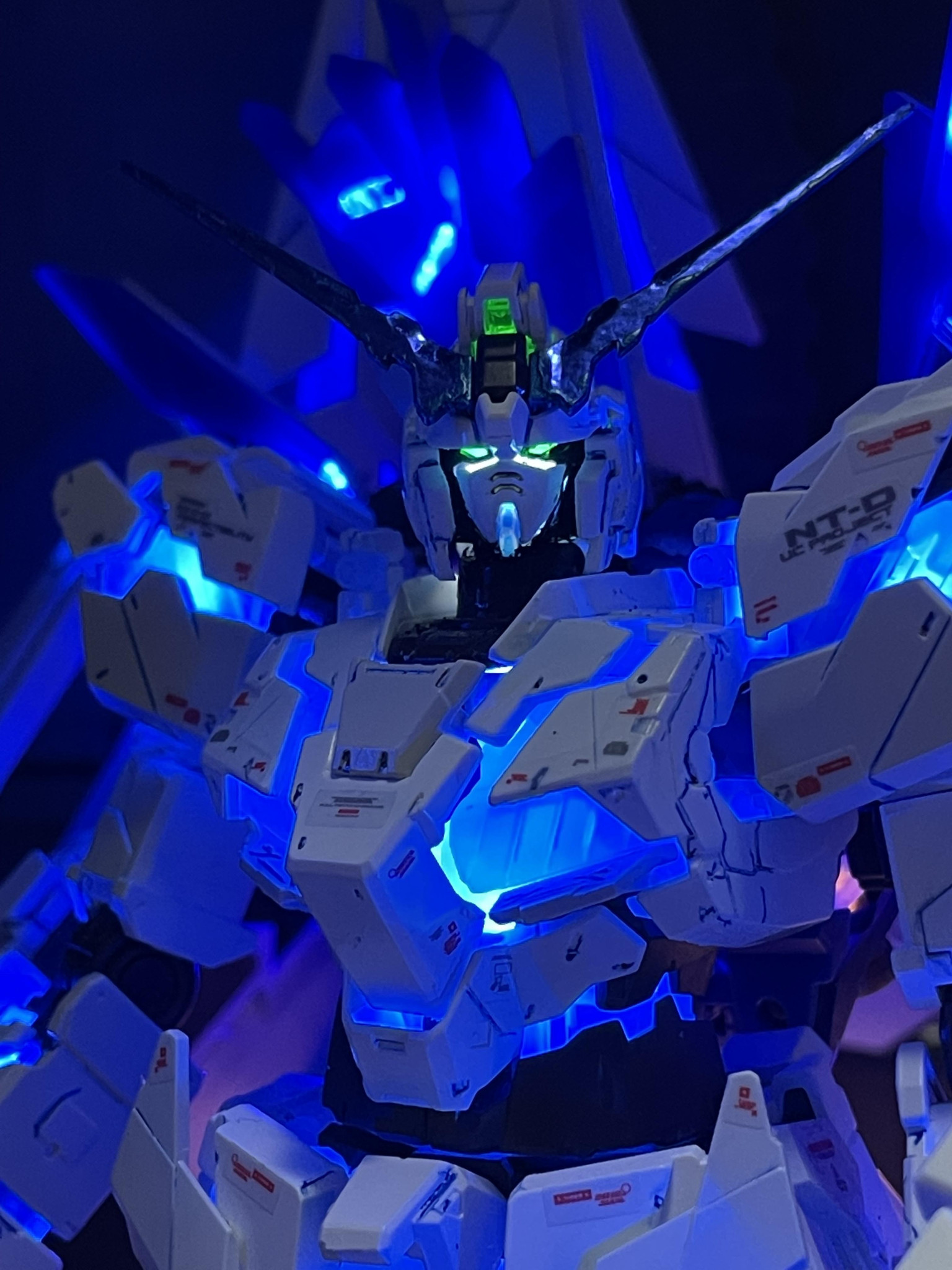 RG ユニコーンガンダム ペルフェルクベリティ LED発光｜戦国丸さんの