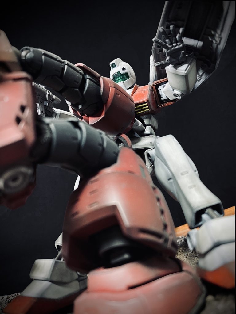 ズゴックは全く手を加えてませんが…パーツがポロポロ取れてイライラ。