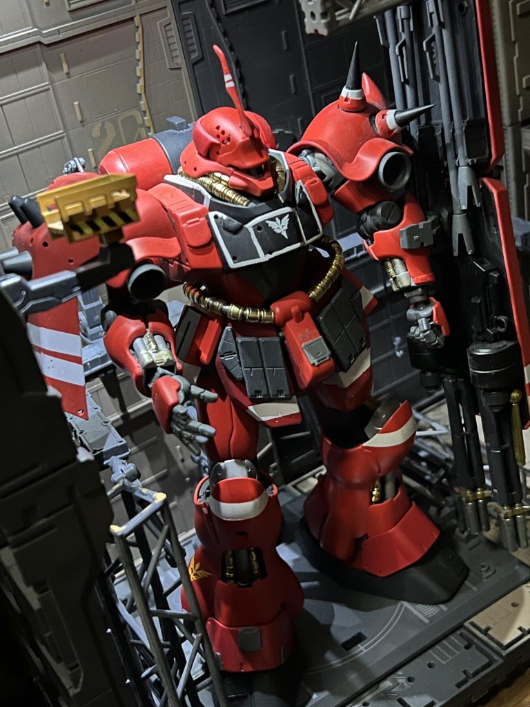 AE&NEO ZEON 袖付き部隊格納庫ジオラマ♪ MG AMS-119C ギラドーガ フル•フロンタル大佐カスタム専用機カラーver. オリジナルカラーver.–4枚目/制作者:SINANJU