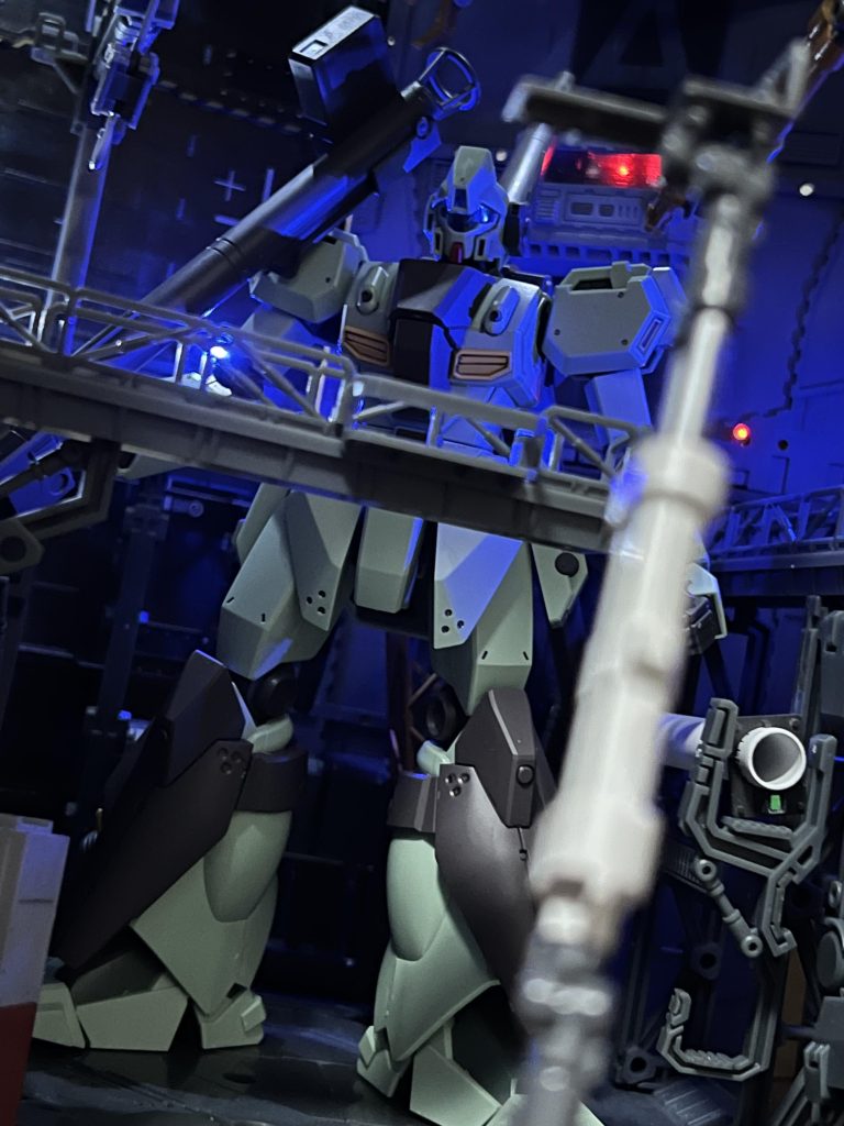 AE＆地球🌏連邦軍EFSF ネェルアーガマ内MS格納庫ジオラマ♪–2枚目/制作者：SINANJU