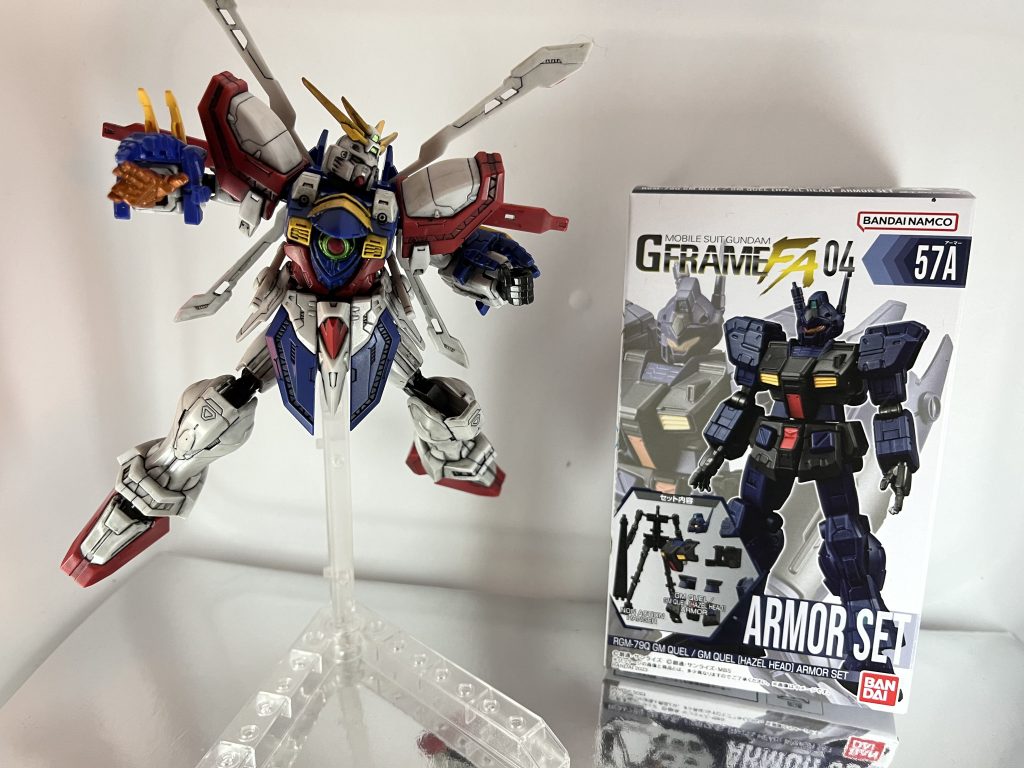 以上、gフレームゴッドガンダムでした!さすがネオドイツの女のパパが作った傑作機(笑見出しのは原作でのお姫様抱っこ再現しようとしたのですが、無理でした💦シャイニング結構太くてあんなスマートにやれんよーwGフレームは値段とクオリティ、手軽さのバランスがほんま好きですね!シャイニングも買ったからにはこっちも揃えるしかないぜー(´∀`)うちのシャイニングはスレッタに刻まれれちゃったからね…後継機がいるね(・ω・`)⇦(作品 夢バトルチェーンソーマン参照wクゥエル君も買えたのでまた暇な時に組んでいきたいです!