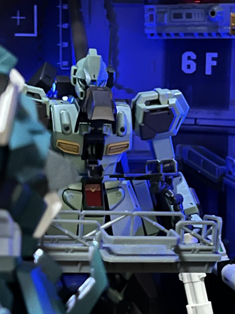 AE＆地球🌏連邦軍EFSF ネェルアーガマ内MS格納庫ジオラマ♪–5枚目/制作者：SINANJU