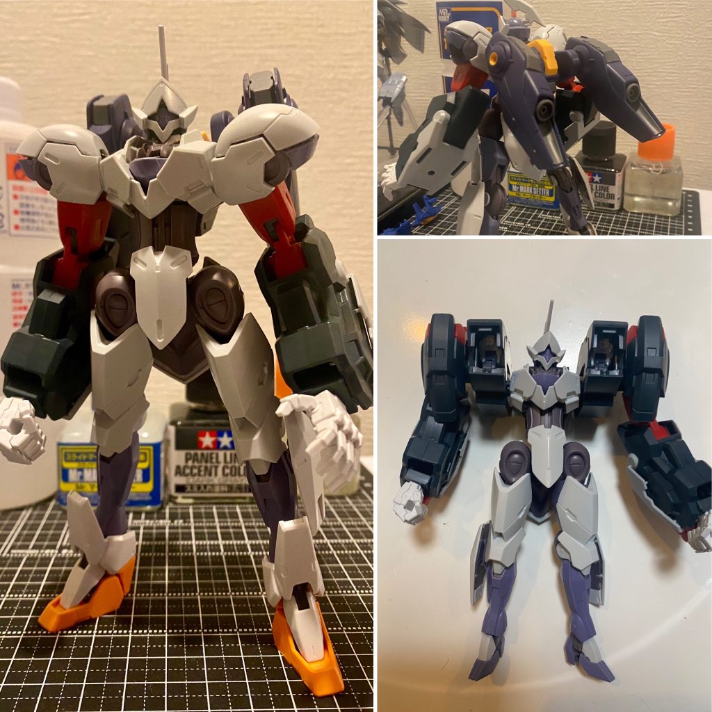 Tブースターを合わせているところです。右下の嫌々感が出てて好きです。