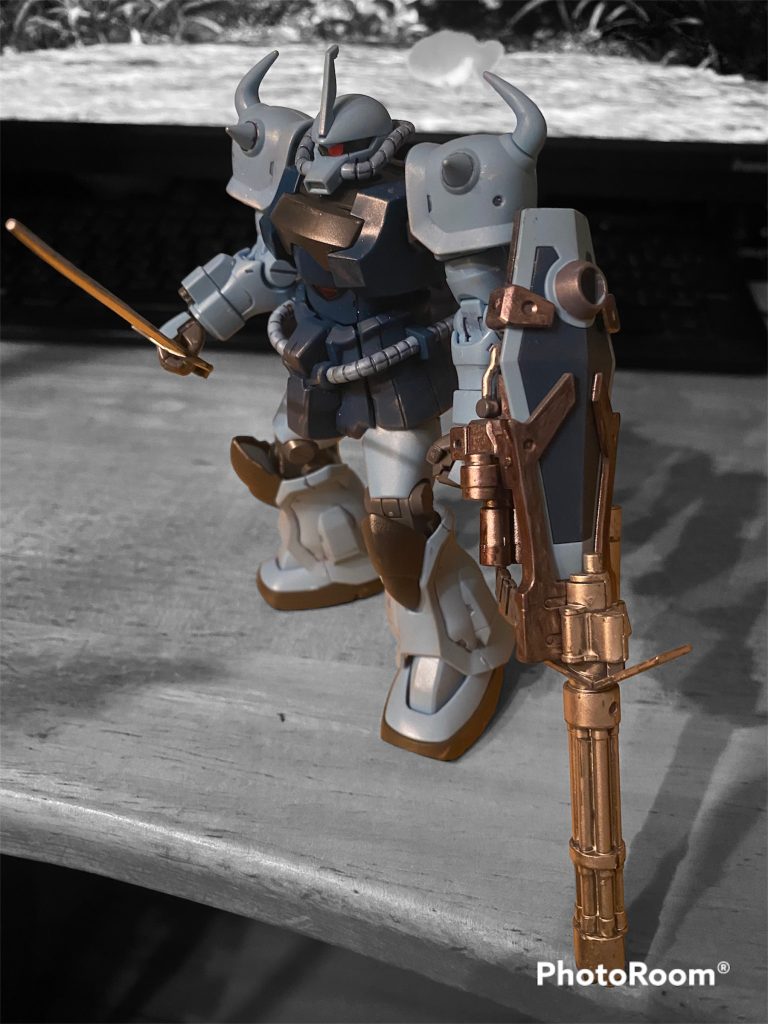 HGグフカスタム　成形色仕上–5枚目/制作者：@jhonkosu