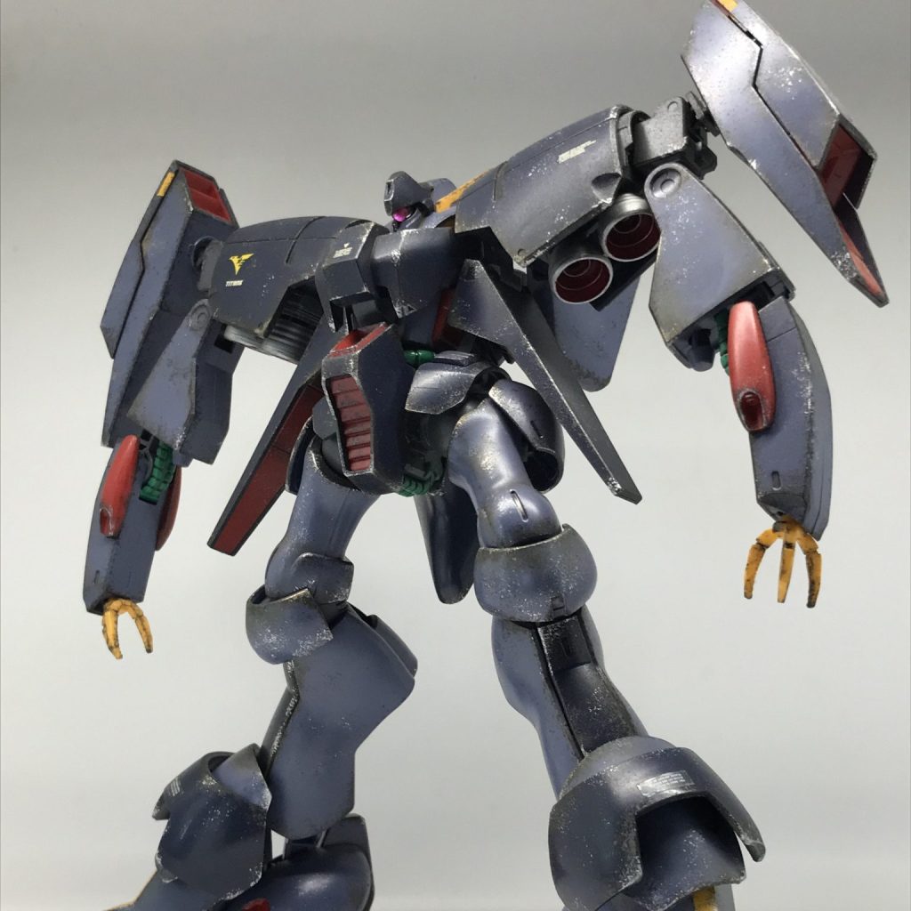 ■絶版品■　説明書付　ダンバイン　ドラムロ　1/48　ウェザリング　つや消し塗装 A1026808-42E7-4CE7-AE40-