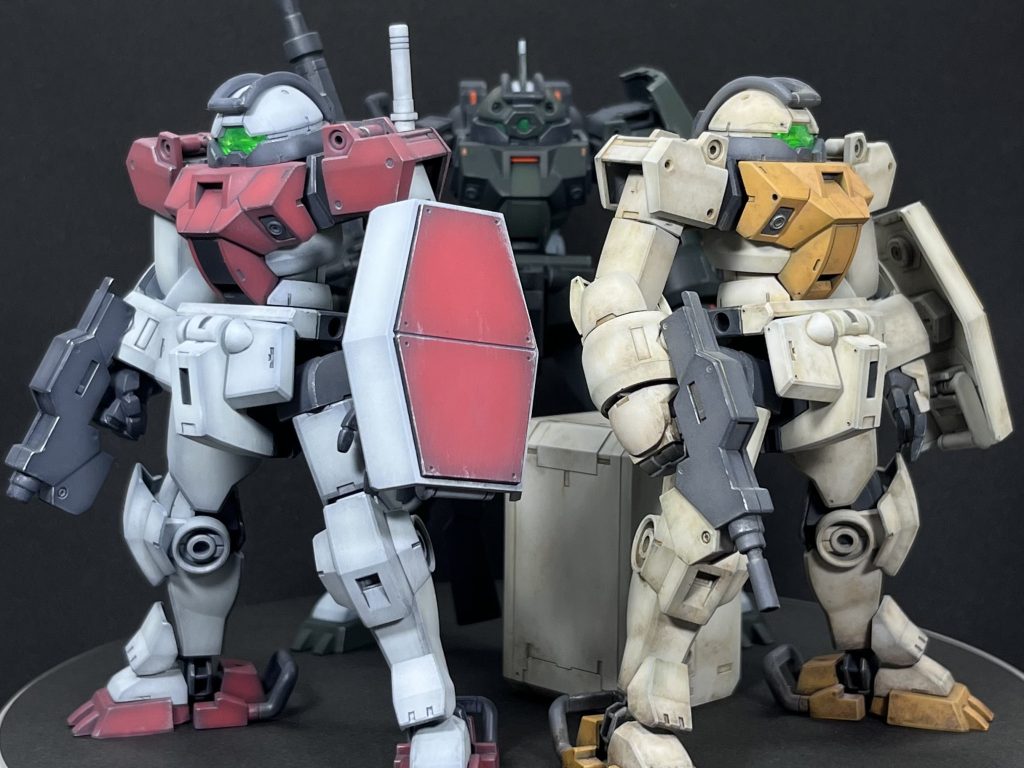 水星キットは分割が秀逸で塗装が楽なのですが、流石に3機は飽きました。。。