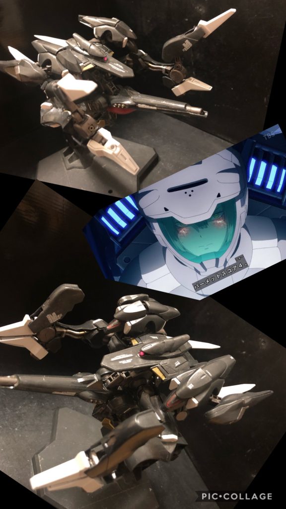 oyz「アレはMA形態よ〜。いよいよ見境いが無くなってきたわね〜。」ミオリネ「MA形態！？」oyz「MA形態はね、MSと違って汎用性を重視しない特定の目的、例えば拠点防衛や強襲などに特化した形態よ〜。だから人型に拘らない形状をしてるの。ファラクトの場合は宙域強襲型ね。あのアームに捕まったら大変よ〜っ。」ミオリネ「なっ.....！スレッタ！！」ニカ「エアリアルはブースターを壊されて逃げられない！」