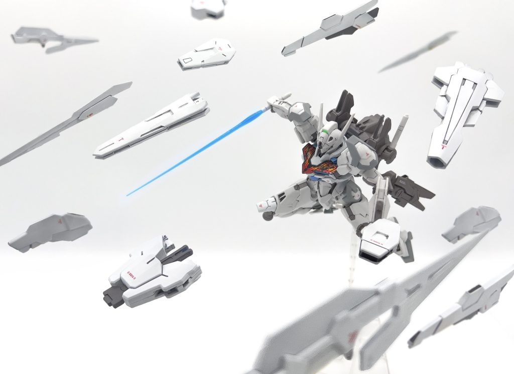 ガンビット展開ビット2倍増しで迫力満点です！（浮かせているビットは合成です） 