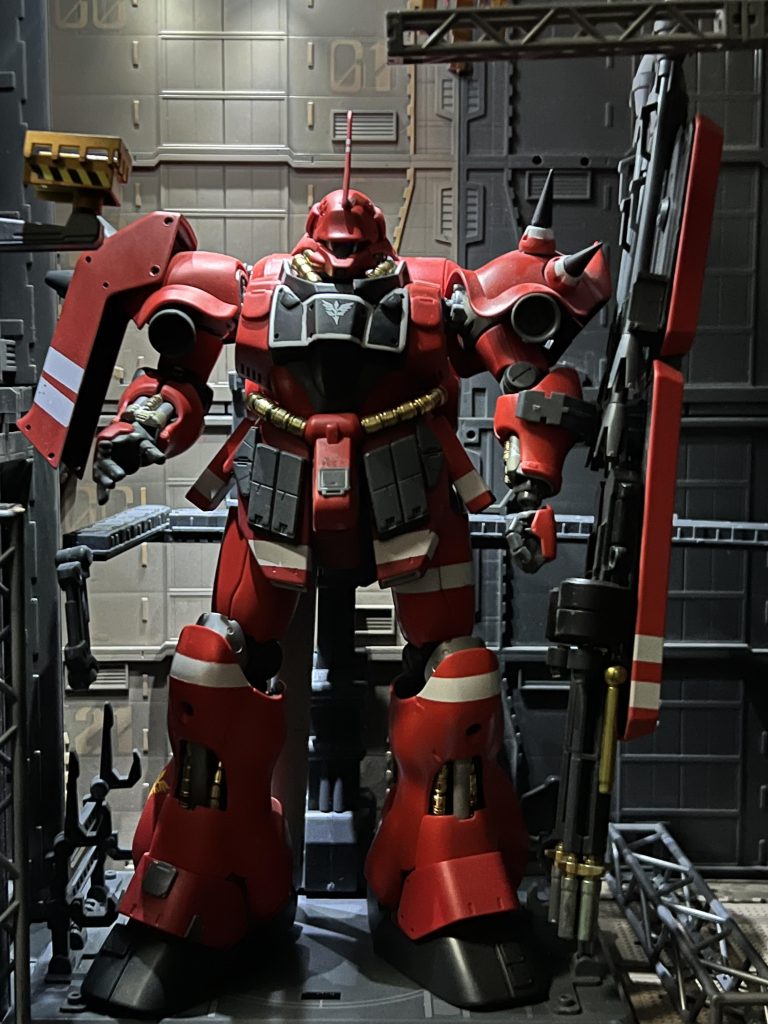 AE&NEO ZEON 袖付き部隊格納庫ジオラマ♪ MG AMS-119C ギラドーガ フル•フロンタル大佐カスタム専用機カラーver. オリジナルカラーver.–3枚目/制作者:SINANJU